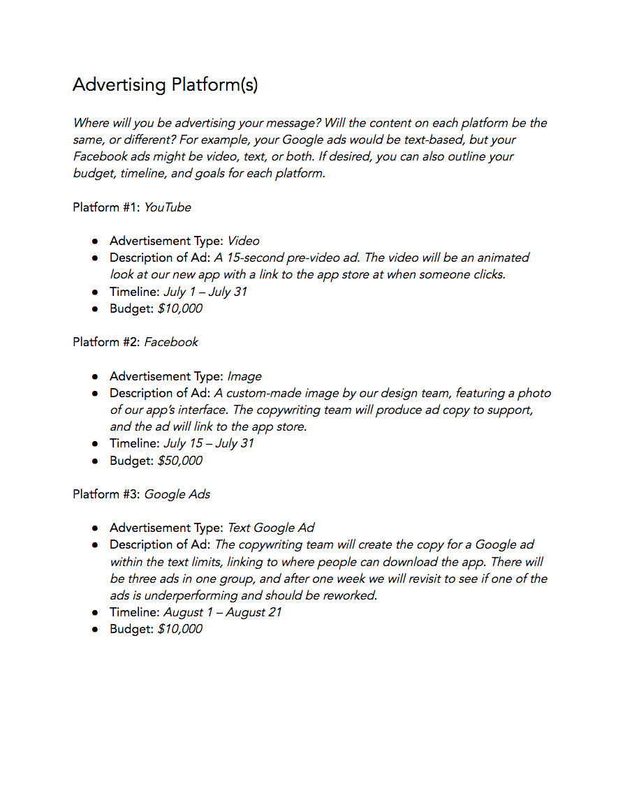 Advertising Plan Kit [Free Planning Templates + Guide]